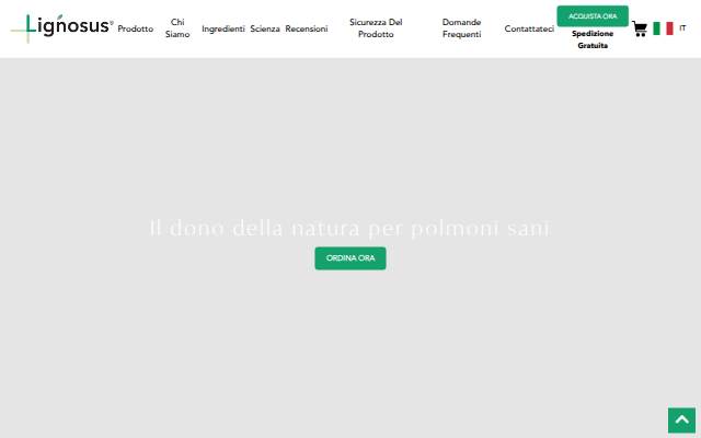 Startseite von Lignosus Italiano