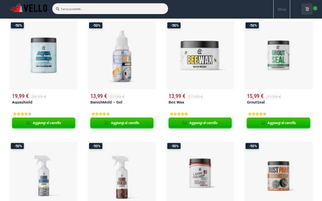 Vellostore storefront