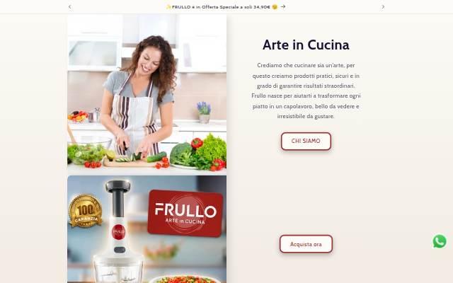 FRULLO Arte in Cucina storefront