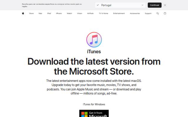 Apple storefront