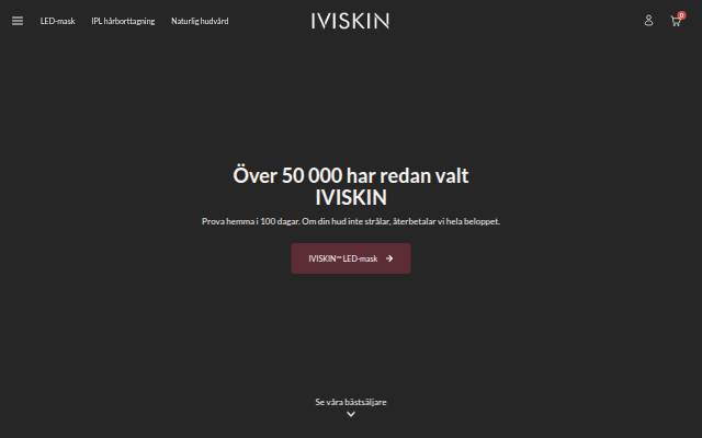 Iviskin Sverige storefront