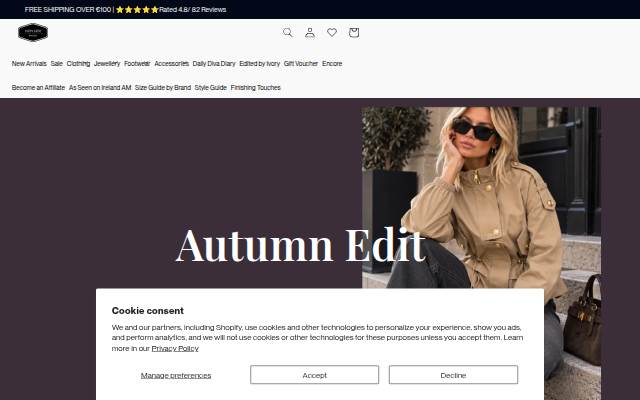 ivorylane.ie storefront
