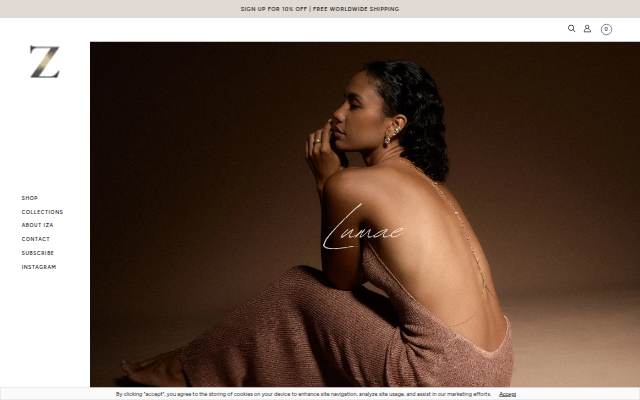 IZA JEWELRY storefront