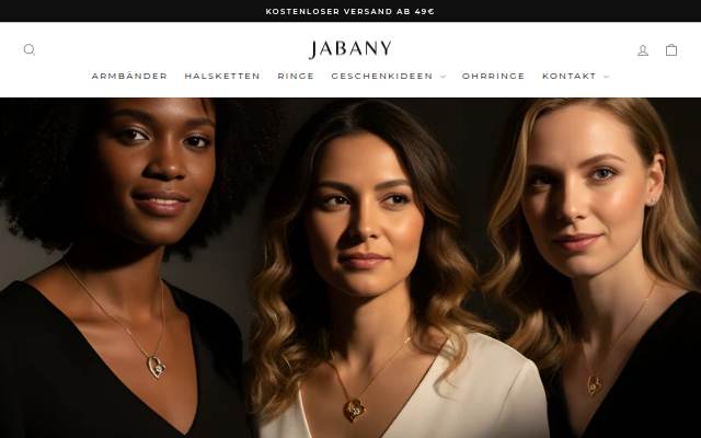 Startseite von Jabany