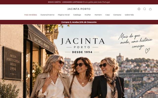 Montra da Jacinta Porto