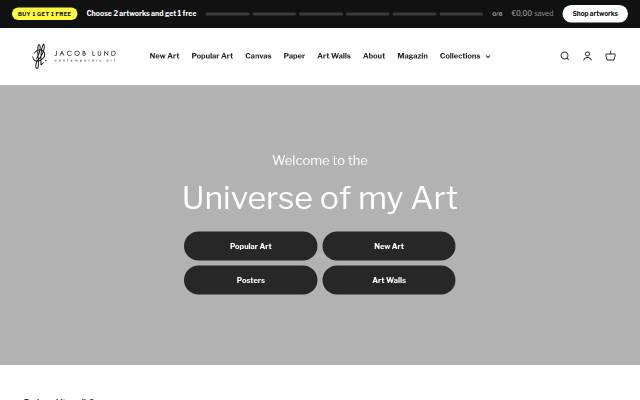 jacoblundart.com storefront