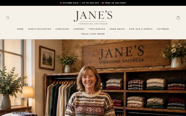 Jane's Yorkshire storefront