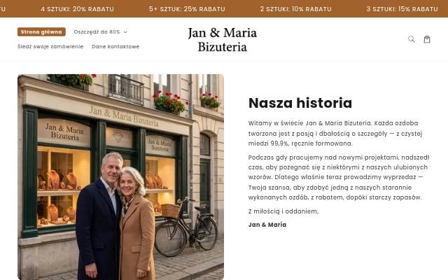 Jan Maria Bizuteria storefront