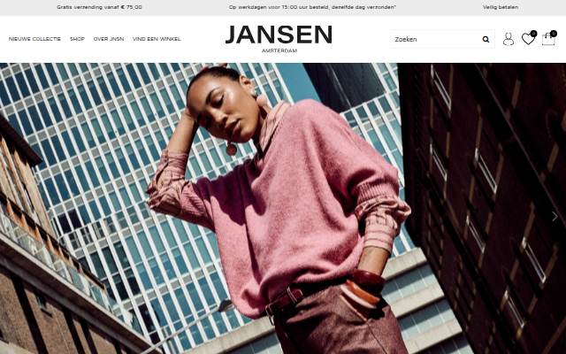 JANSEN Amsterdam storefront