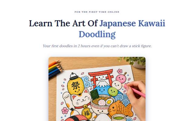 Learn The Art Of Japanese Kawaii Doodling storefront