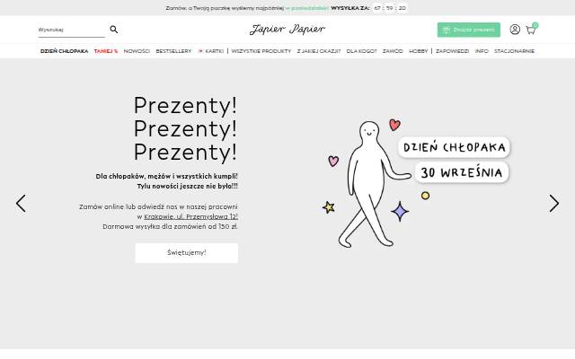 japierpapier.pl storefront