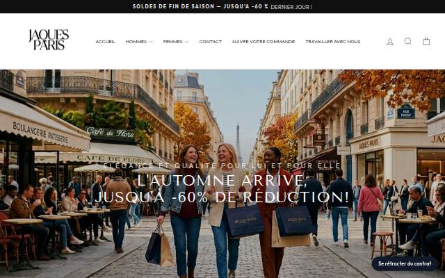 Startseite von Jaques-Paris