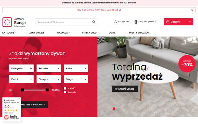 Jarmark Europe storefront