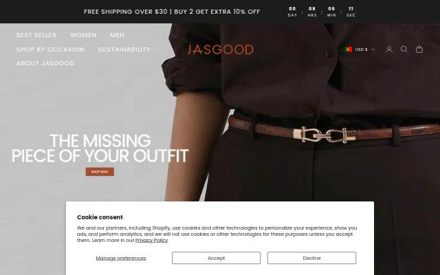 JASGOOD OFFICIAL storefront