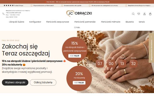 JC Obraczki storefront