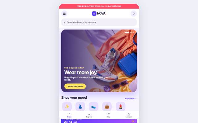 Montra da NOVA — Colourful Fashion
