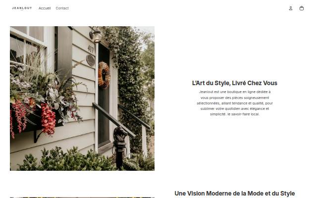 Jeanlout storefront