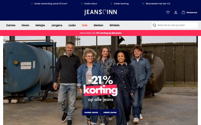 Startseite von Jeans Inn