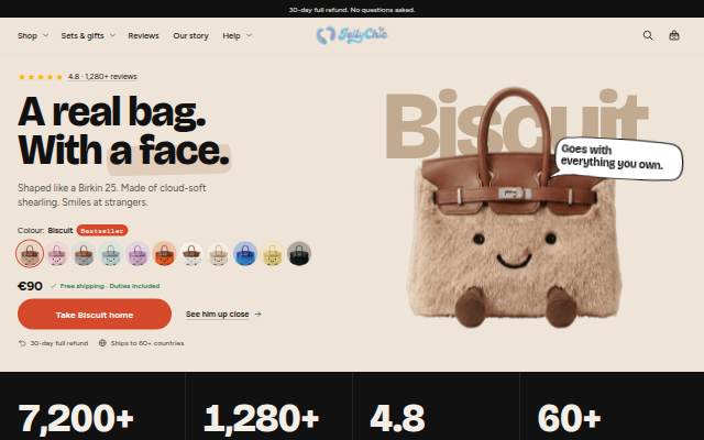 Startseite von JellyChic