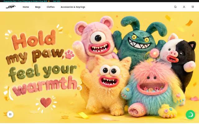 Startseite von jellytinypuff.com