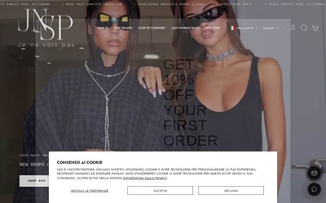 JENESAISPAS.IT storefront