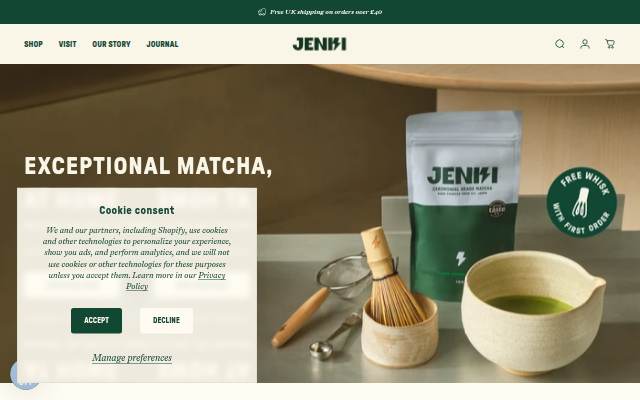 JENKI storefront