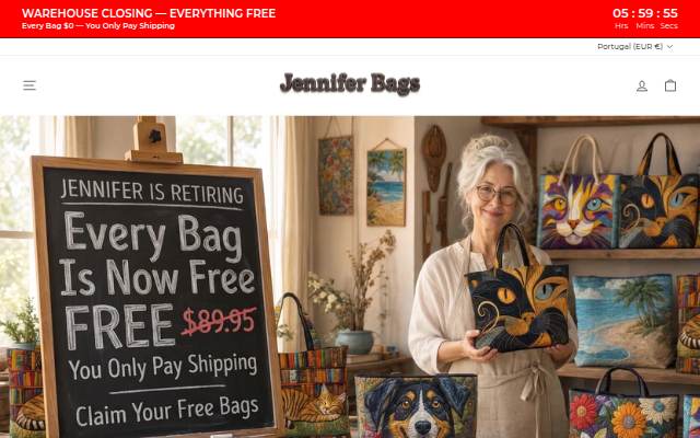 Jennifer Bags storefront