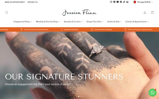 Jessica Flinn Fine Jewellery storefront