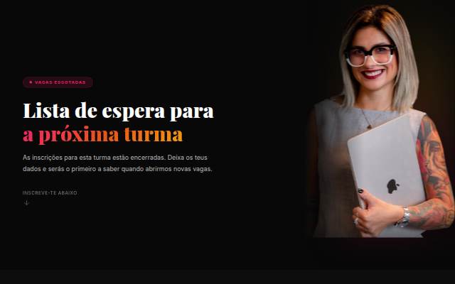 Lista de Espera — A ART da Marca Pessoal storefront