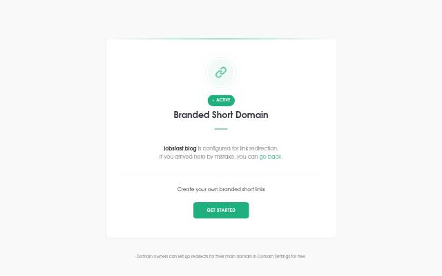 jobsfast.blog is a custom short domain storefront