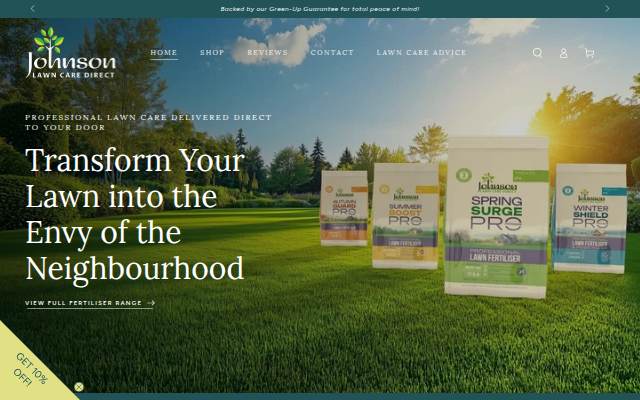 Johnson Lawn Care Direct storefront