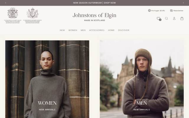 Johnstons of Elgin storefront
