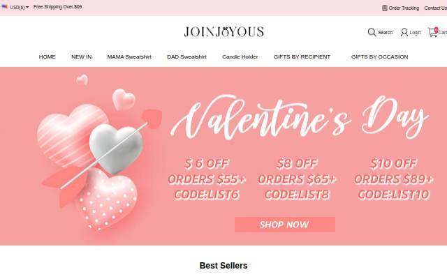 Escaparate de Joinjoyous