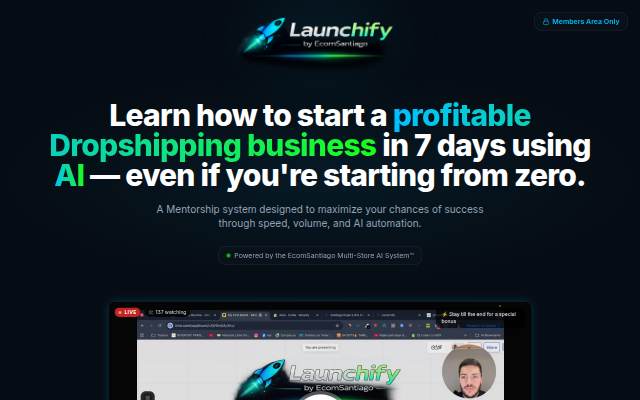 Launchify storefront