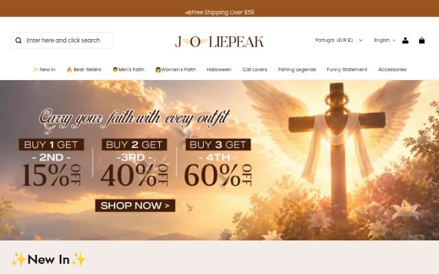 Joliepeak storefront