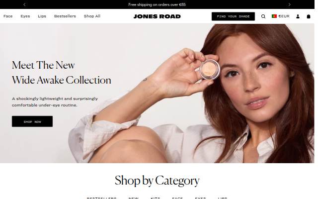 Jones Road storefront