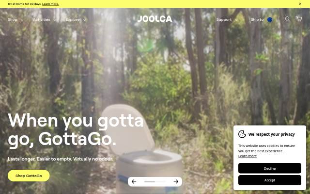 Joolca Europe storefront