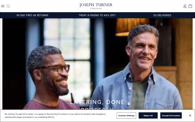 Montra da Men's Clothing from Joseph Turner
