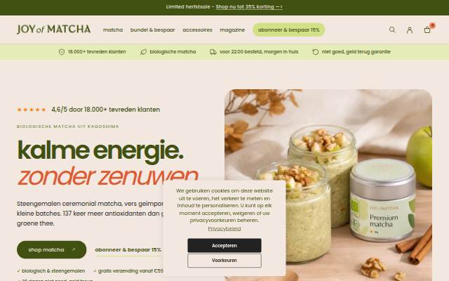 Montra da JOY of MATCHA