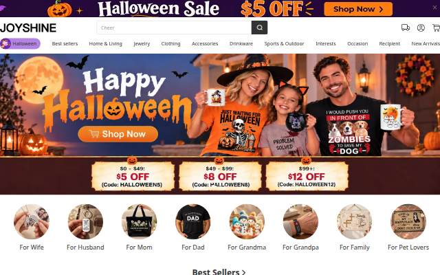 JoyShine storefront