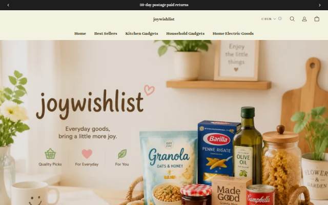 joywishlist storefront