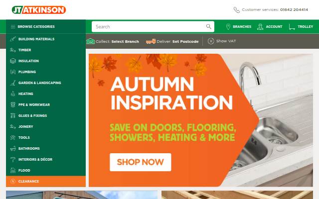 Builders Merchants, Building Supplies storefront