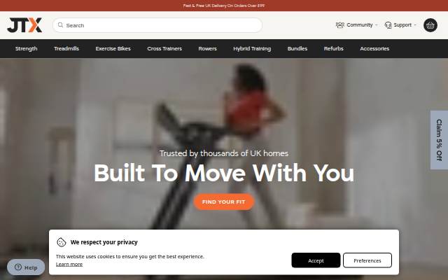 Home Fitness Equipment Specialists
&dash;
    JTX Fitness storefront