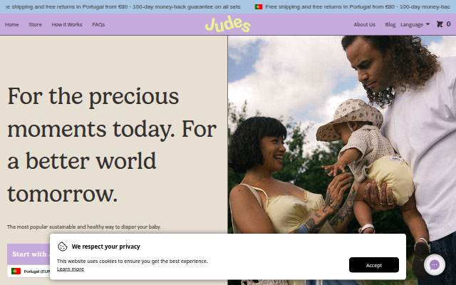 Judes Family storefront