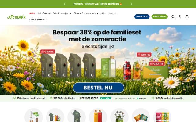 JuiceBox™ Netherlands storefront