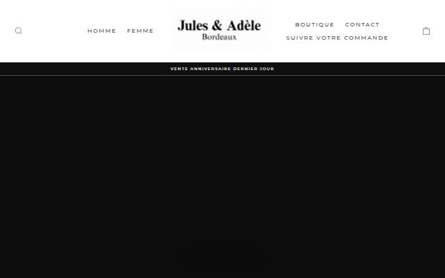 Jules &amp; Adèle Bordeaux storefront