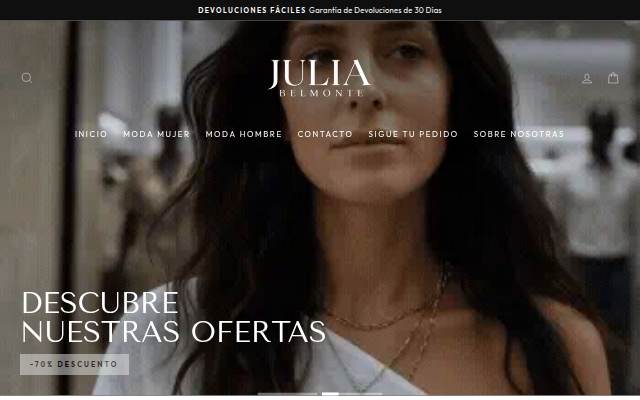 Julia Belmonte storefront