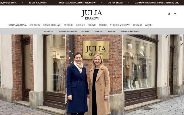 Julia Kraków storefront