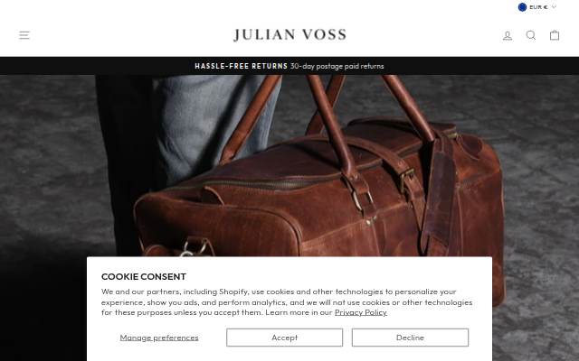 Startseite von Julian Voss