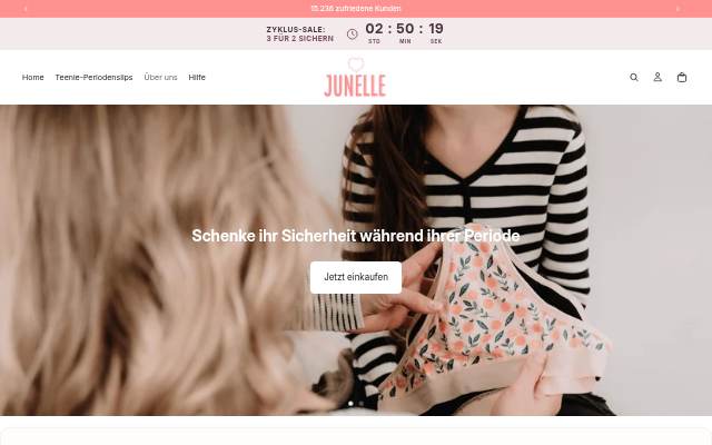 Junelle storefront